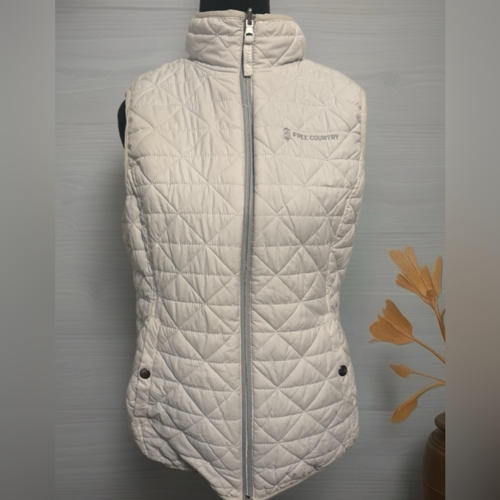 Women’s reversible Free Country puffer vest Sz‎ M (no size tag) - Picture 2 of 4